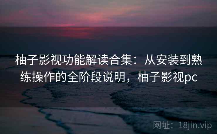 柚子影视功能解读合集:从安装到熟练操作的全阶段说明,柚子影视pc 柚子影视功能解读合集:从安装到熟练操作的全阶段说明,柚子影视pc