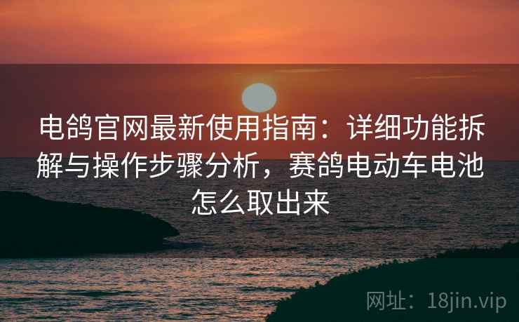 电鸽官网最新使用指南:详细功能拆解与操作步骤分析,赛鸽电动车电池怎么取出来 电鸽官网最新使用指南:详细功能拆解与操作步骤分析,赛鸽电动车电池怎么取出来