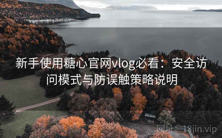 新手使用糖心官网vlog必看：安全访问模式与防误触策略说明