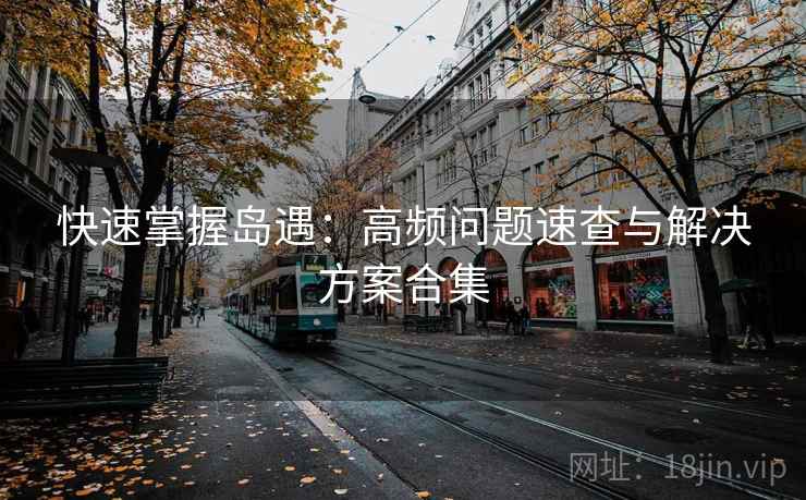 快速掌握岛遇：高频问题速查与解决方案合集