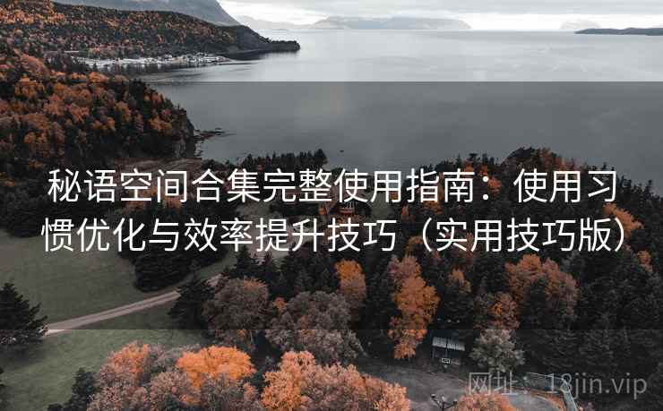 秘语空间合集完整使用指南：使用习惯优化与效率提升技巧（实用技巧版）